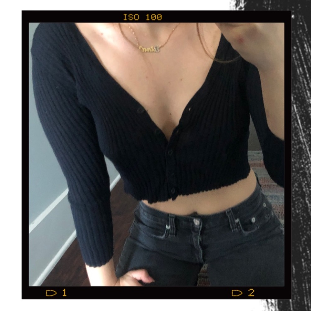Cropped Button Up
